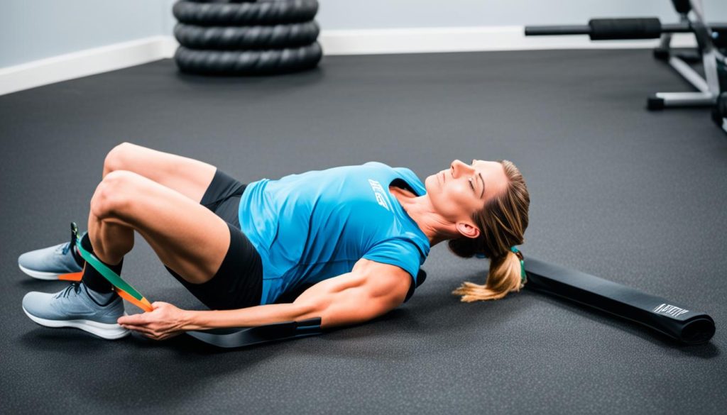 resistance band core workout