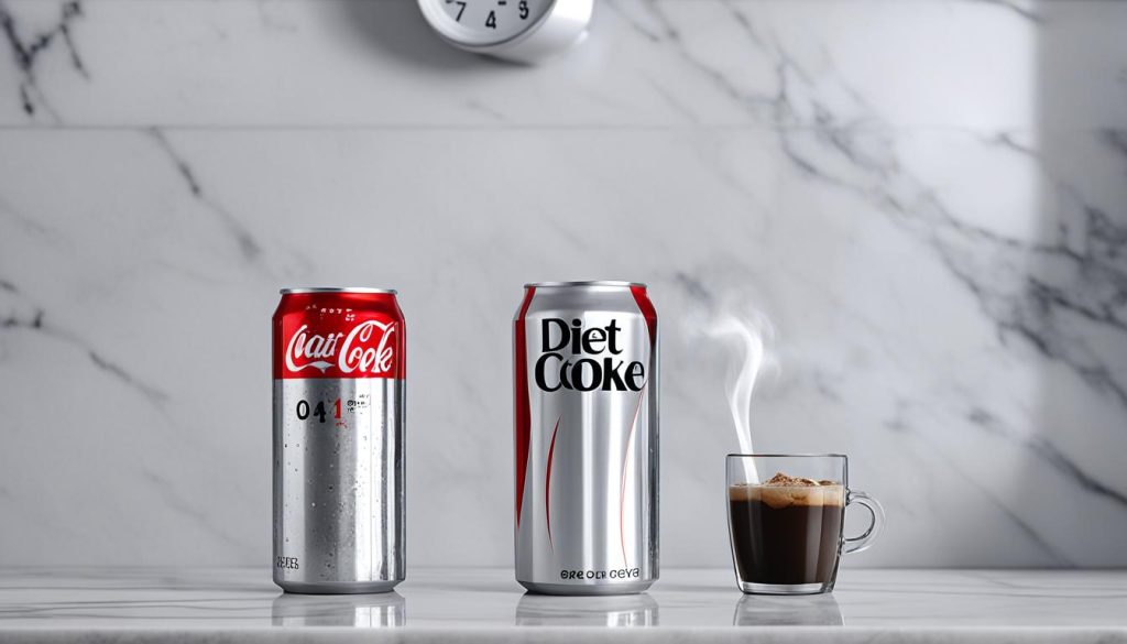 Diet Coke caffeine vs coffee