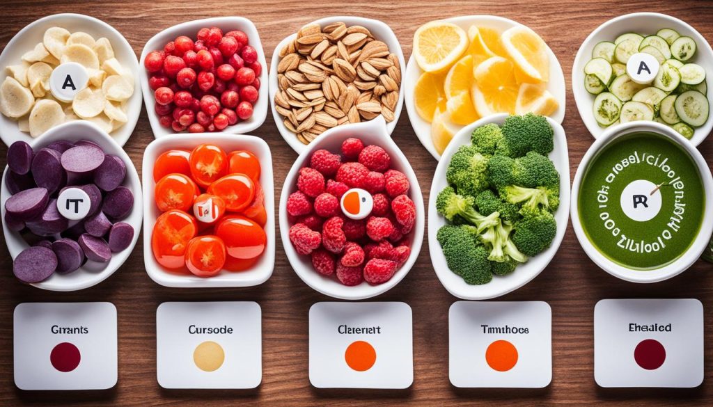 blood type diet concept blood type diet concept