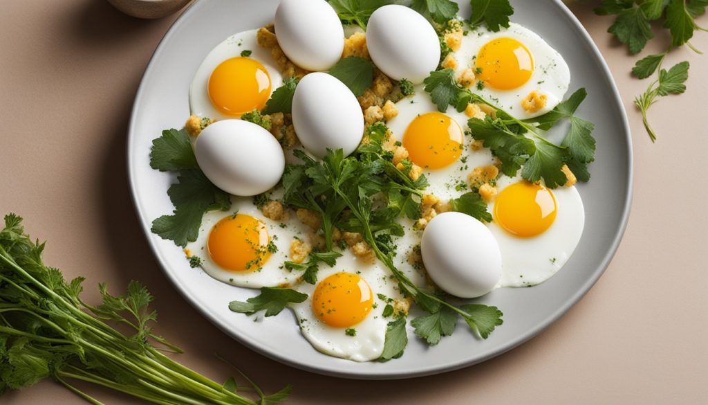 high protein food eggs