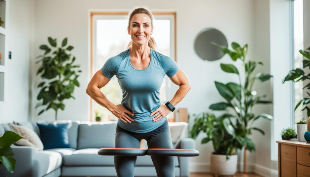 wobble board exercises at home
