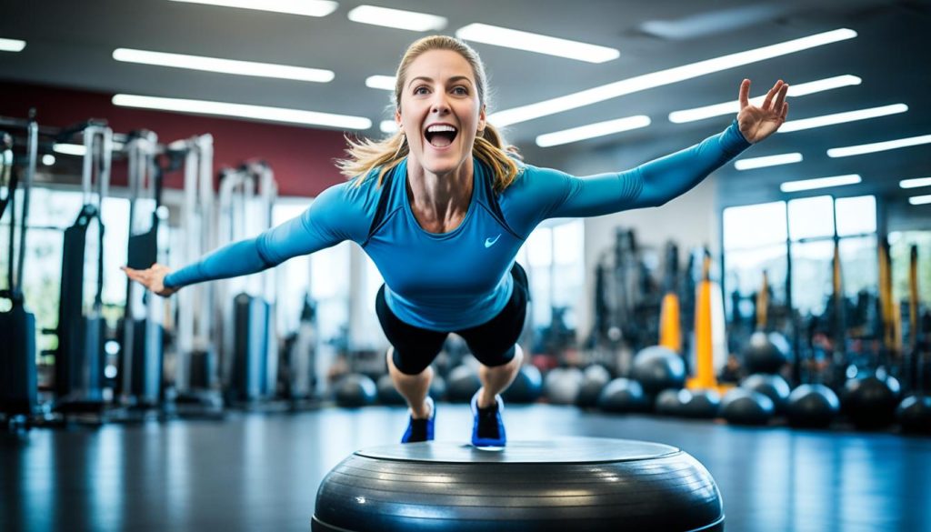 Bosu ball leg exercises