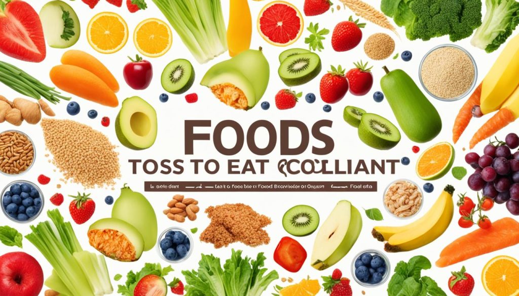 foods to eat and avoid on IBS diet